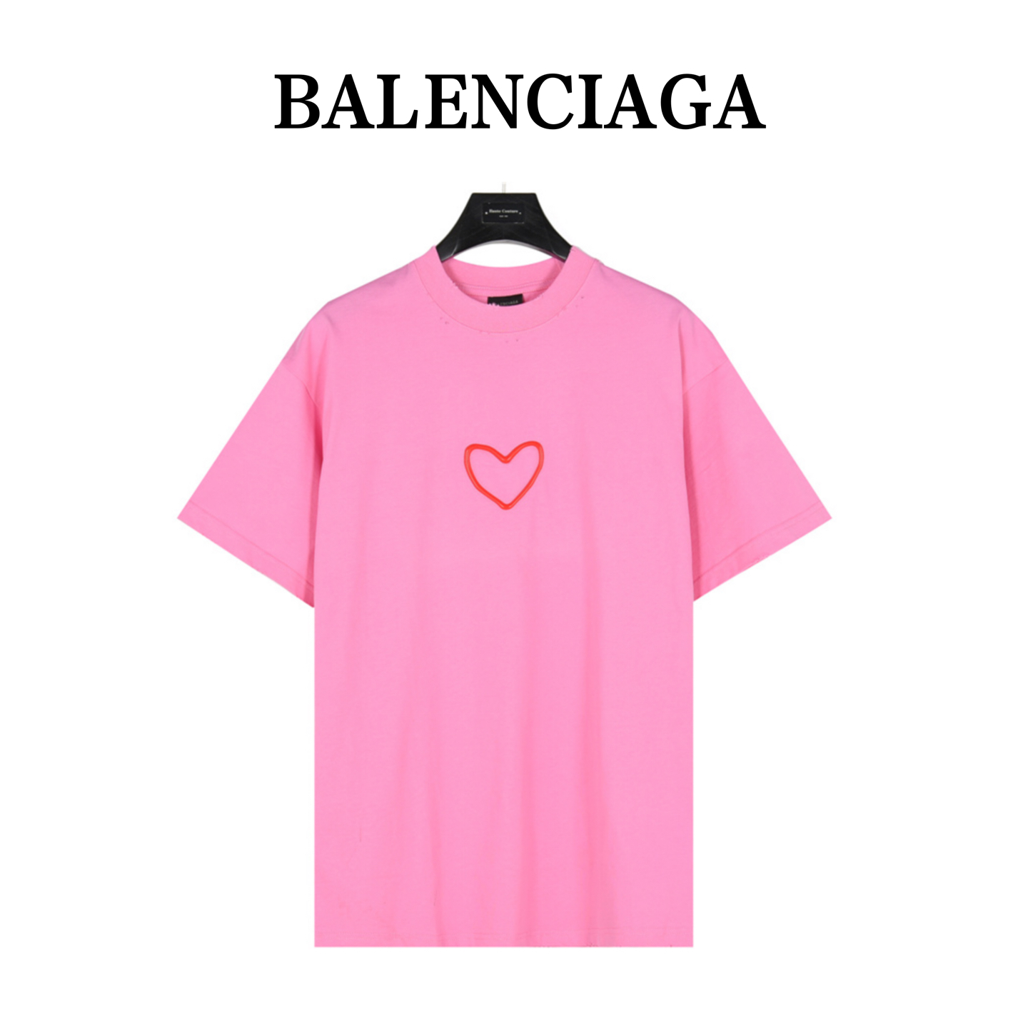 Balenciaga/巴黎世家 24ss 情人节爱心印花短袖