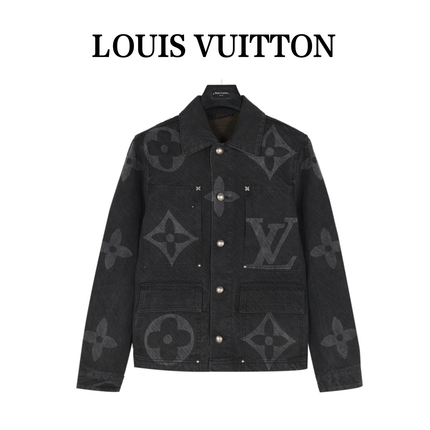 LouisVuitton/路易威登 渐变老花图案牛仔外套