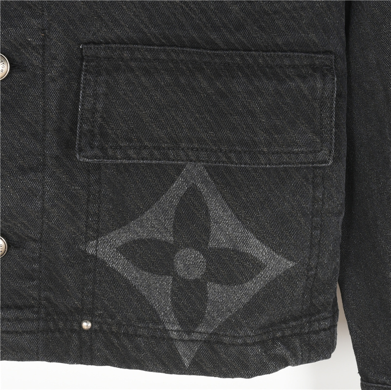 LouisVuitton/路易威登 渐变老花图案牛仔外套