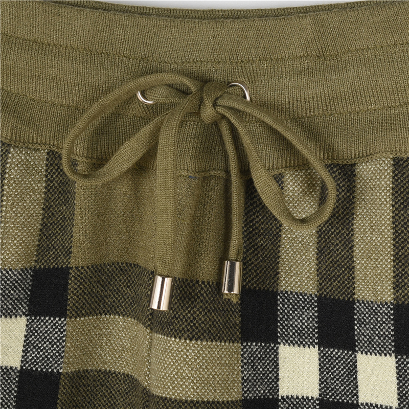 巴宝莉/Burberry 24ss经典大格纹针织短裤