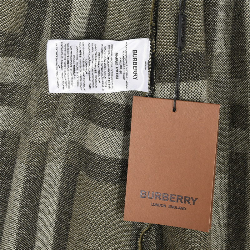 巴宝莉/Burberry 24ss经典大格纹针织短裤