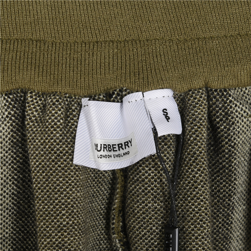 巴宝莉/Burberry 24ss经典大格纹针织短裤
