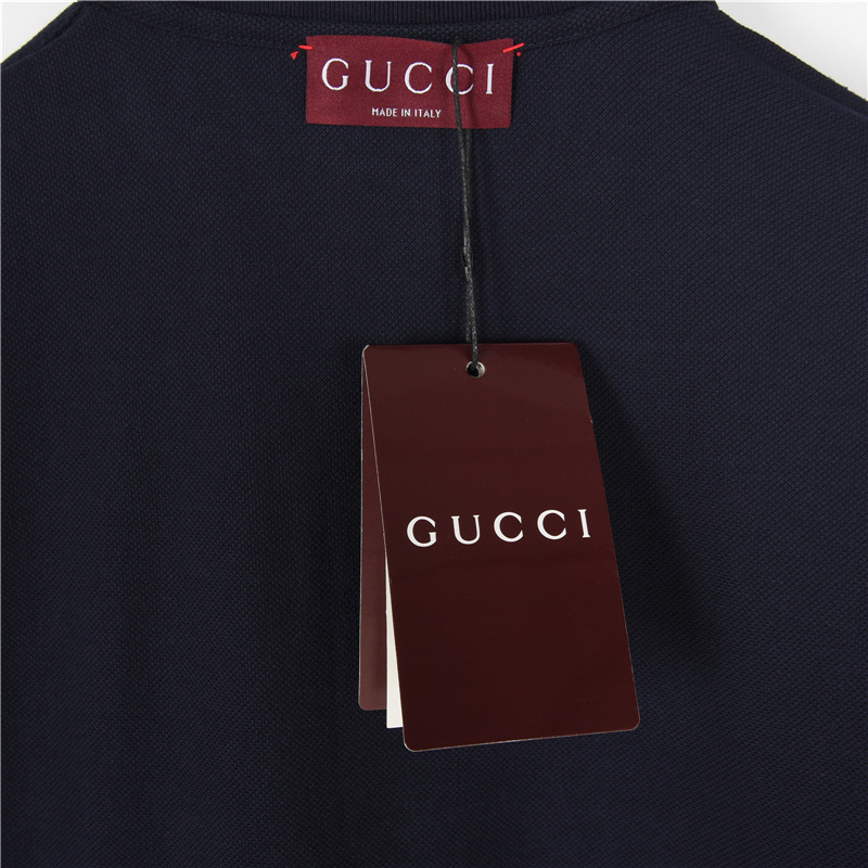 Gucci/古驰 简约字母短袖POLO衫