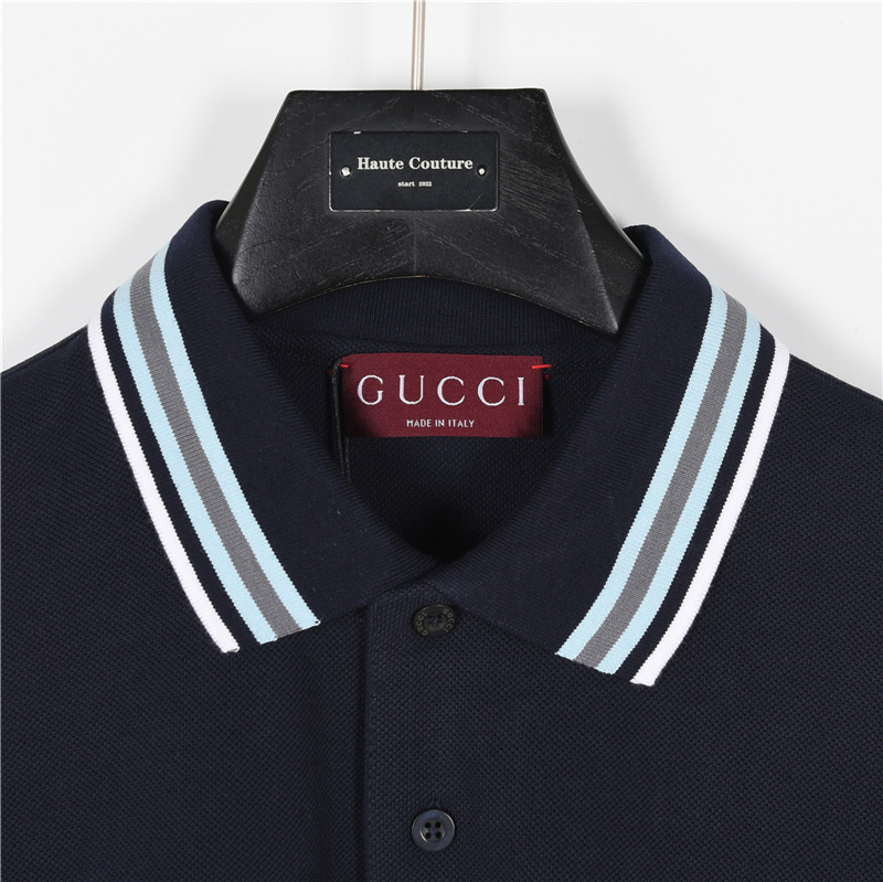 Gucci/古驰 简约字母短袖POLO衫