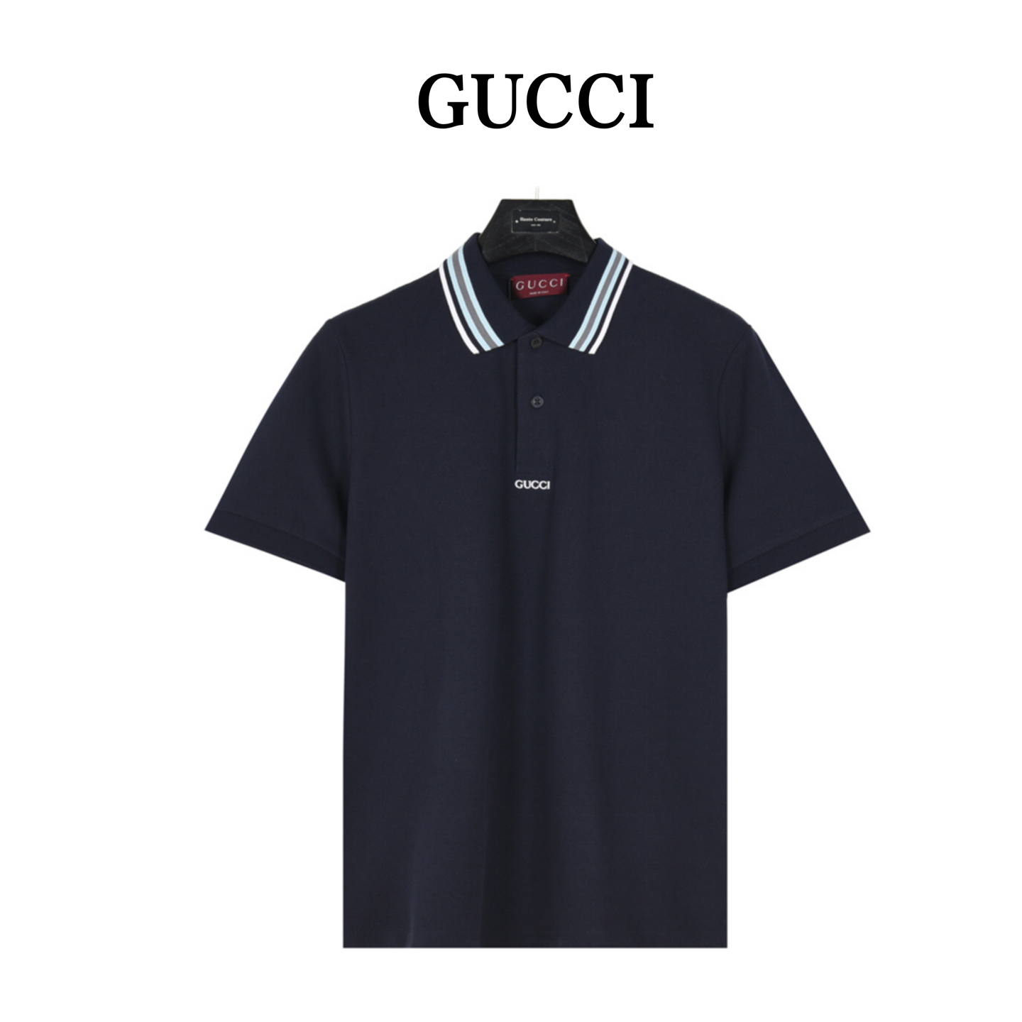 Gucci/古驰 简约字母短袖POLO衫