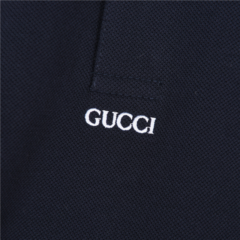 Gucci/古驰 简约字母短袖POLO衫
