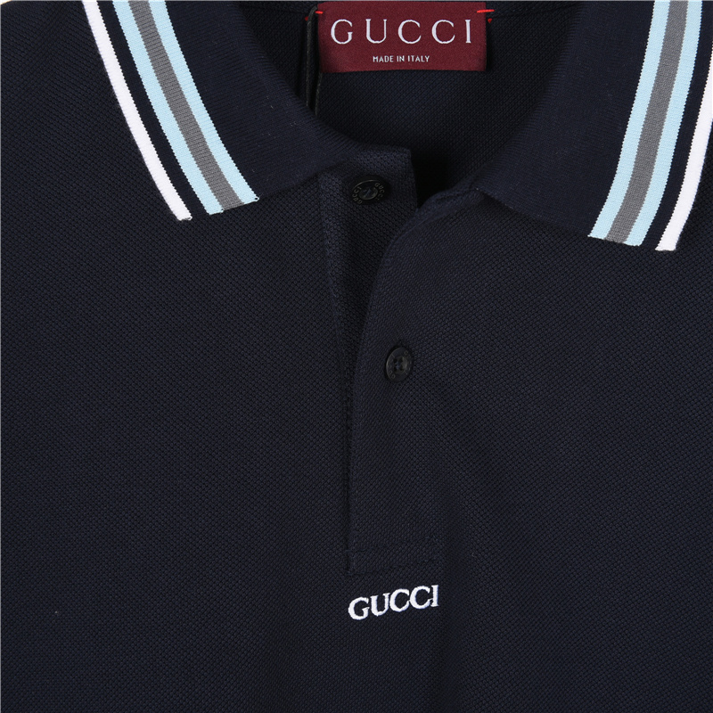 Gucci/古驰 简约字母短袖POLO衫