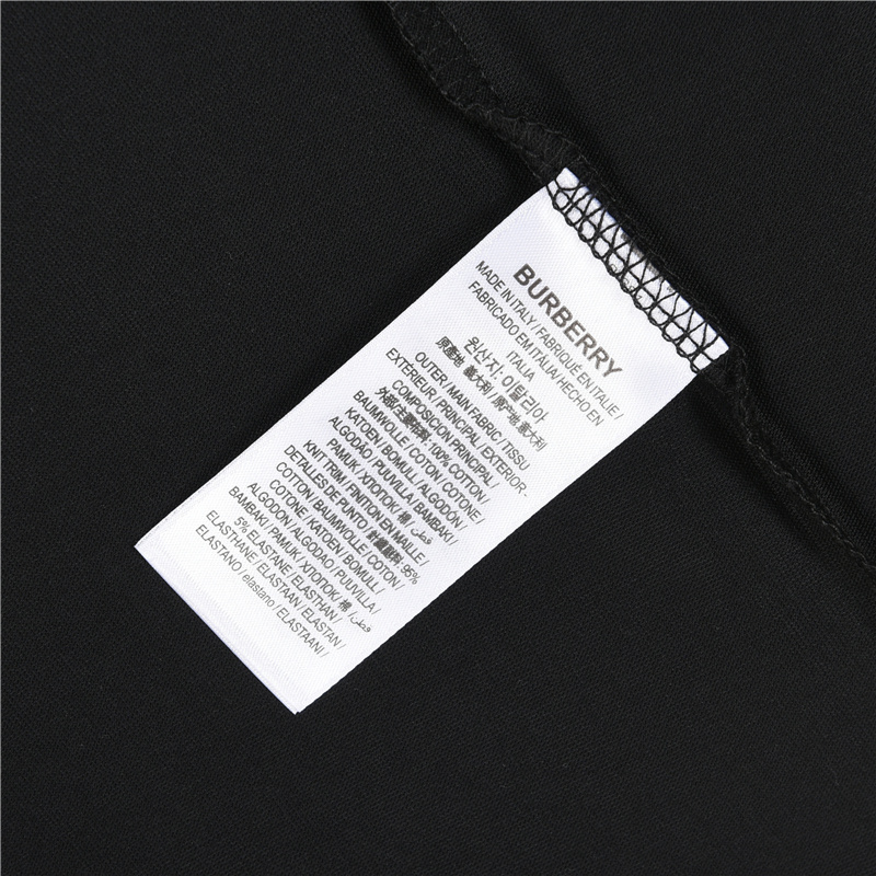 Burberry/巴宝莉 胸前格纹B字母短袖