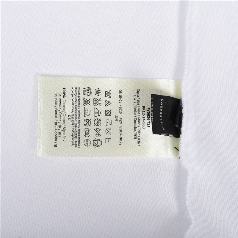 Fendi/芬迪 小怪兽眼睛刺绣短袖T恤