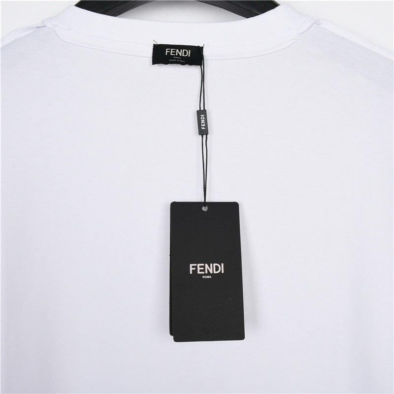 Fendi/芬迪 小怪兽眼睛刺绣短袖T恤