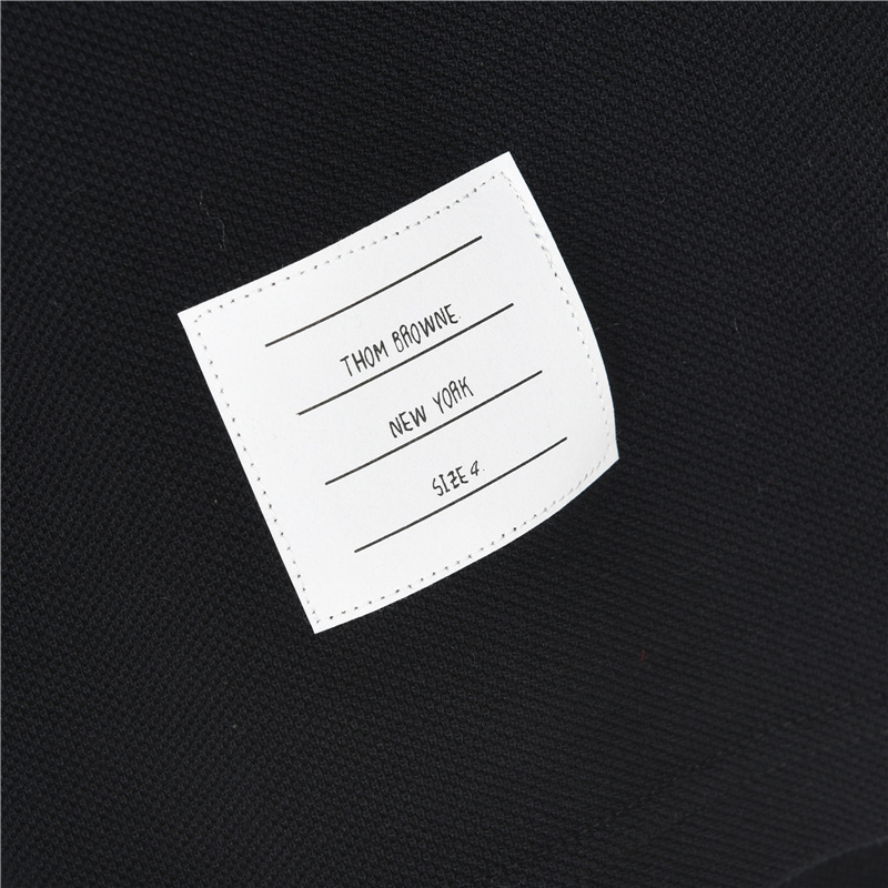 ThomBrowne/汤姆布朗 经典口袋织带短袖polo衫 黑色 浅灰 藏青-Chinese UA Cheap High Quatity Brand Clothes Bags handbags Sneakers wholesale wholesaler seller from China Factory suppliers Fashion Clothing Shoes best Quality Beautiful Price ThomBrowne/汤姆布朗 经典口袋织带短袖polo衫 黑色 浅灰 藏青