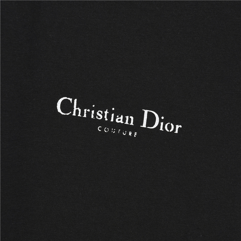 Dior/迪奥 经典前后印花字母长袖 黑色白色