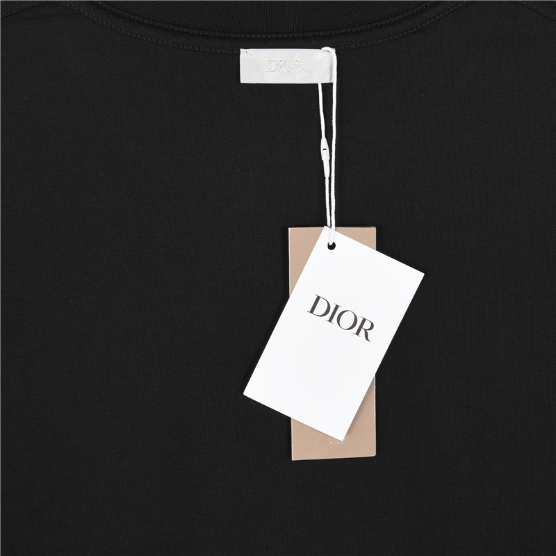 Dior/迪奥 经典前后印花字母长袖 黑色白色