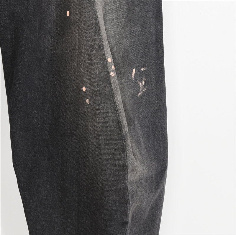 AcneStudios 25新款水洗手绘泼墨牛仔裤