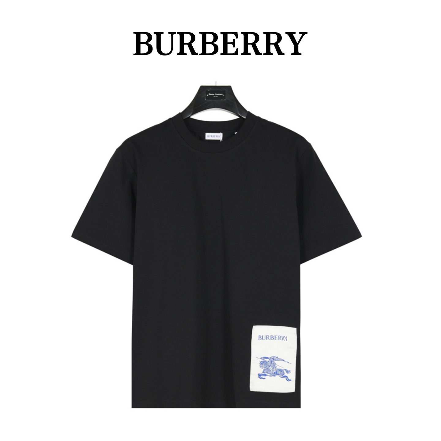 Burberry/巴宝莉 25ss 下摆白色战马贴布短袖