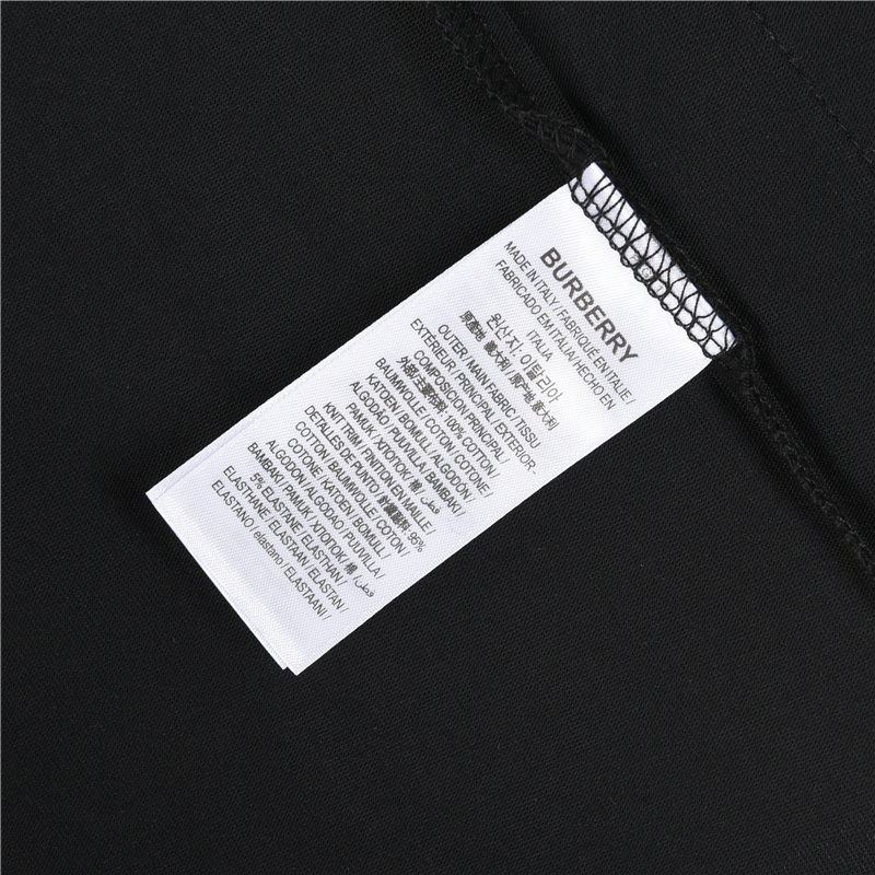 Burberry/巴宝莉 25ss 下摆白色战马贴布短袖