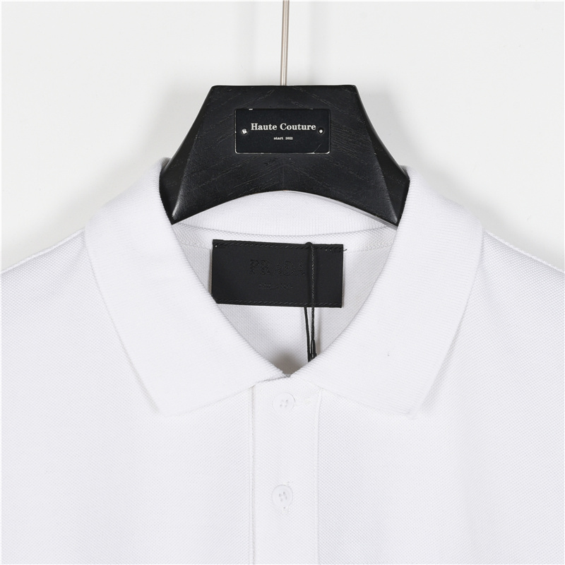 Prada/普拉达 简约拼接短袖polo衫