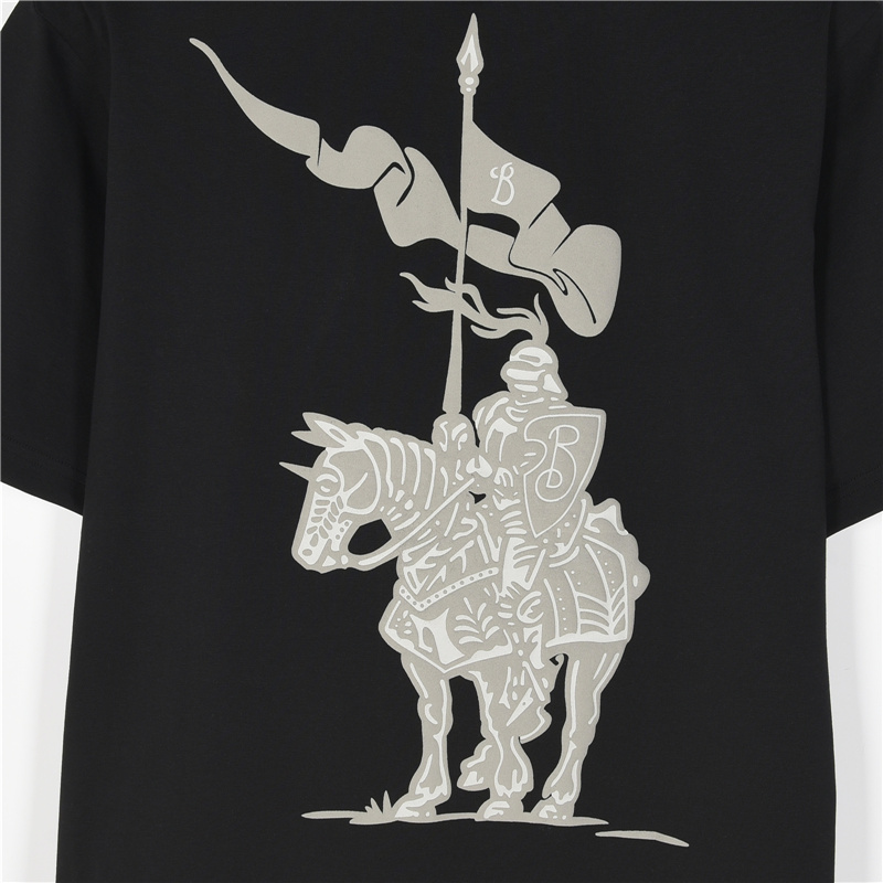 Burberry/巴宝莉 骑士战马发泡短袖 黑色 杏色-Chinese UA Cheap High Quatity Brand Clothes Bags handbags Sneakers wholesale wholesaler seller from China Factory suppliers Fashion Clothing Shoes best Quality Beautiful Price Burberry/巴宝莉 骑士战马发泡短袖 黑色 杏色