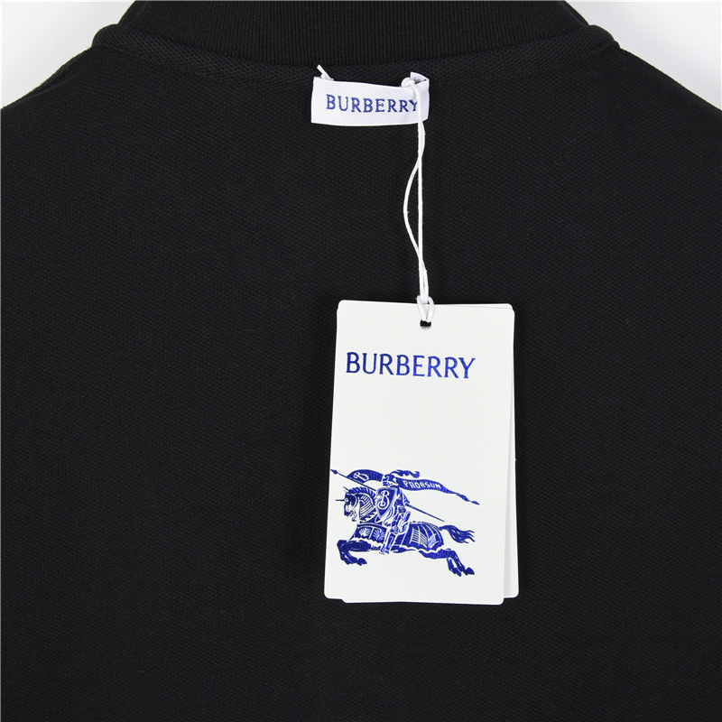 Burberry/巴宝莉 经典刺绣TB字母短袖polo衫