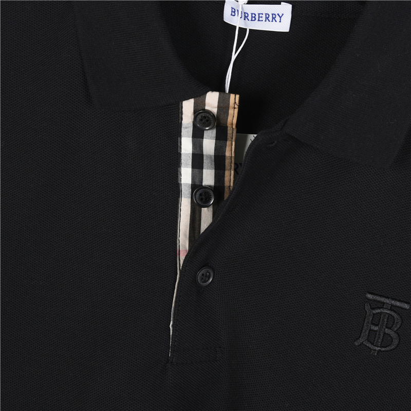 Burberry/巴宝莉 经典刺绣TB字母短袖polo衫