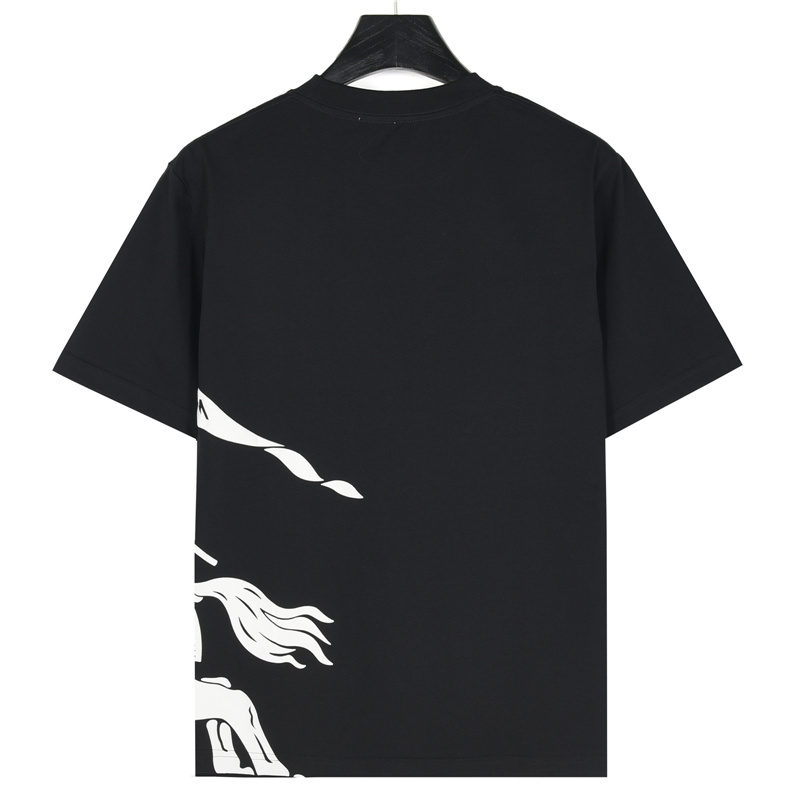 Burberry/巴宝莉 发泡战马短袖 黑色 白色-Chinese UA Cheap High Quatity Brand Clothes Bags handbags Sneakers wholesale wholesaler seller from China Factory suppliers Fashion Clothing Shoes best Quality Beautiful Price Burberry/巴宝莉 发泡战马短袖 黑色 白色