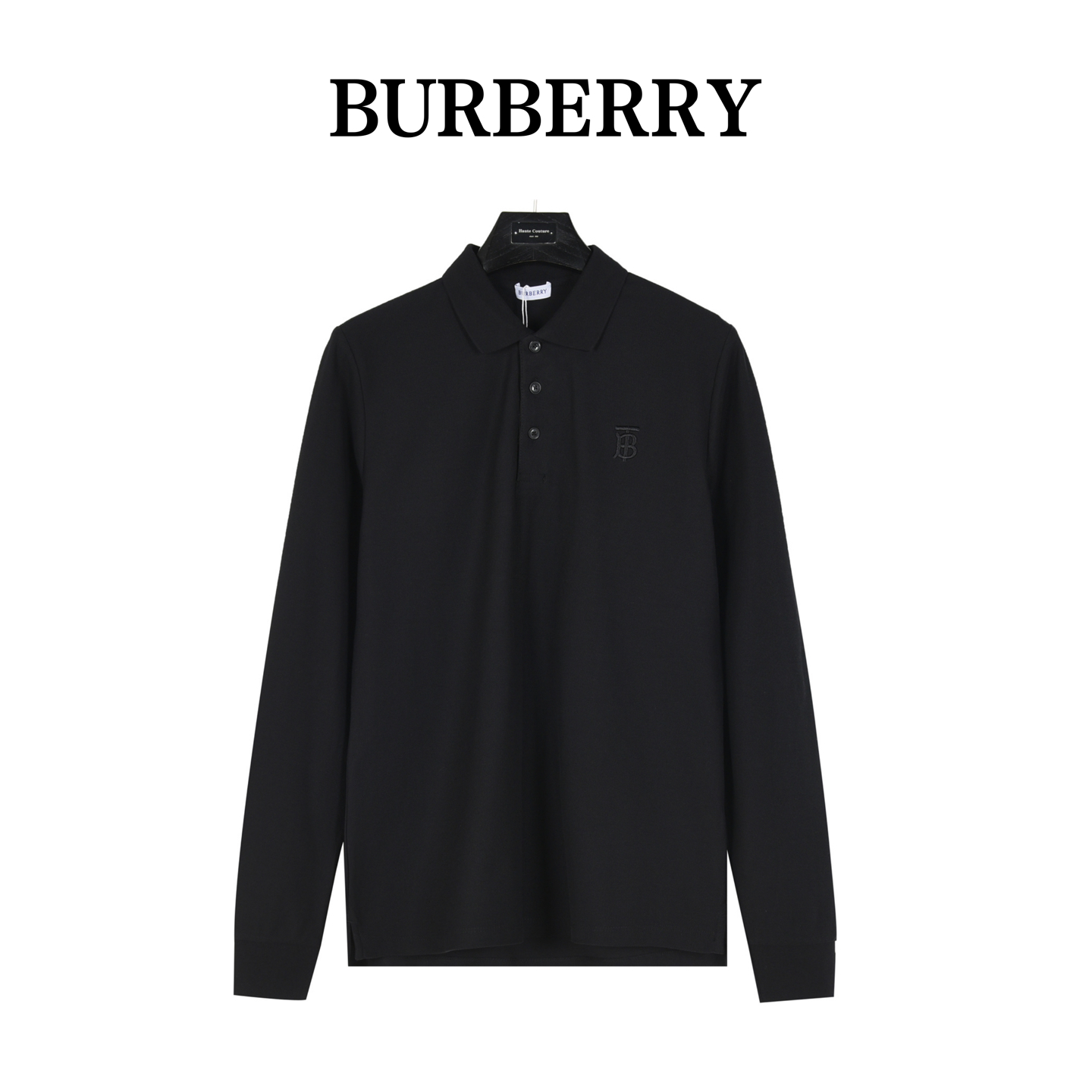 Burberry/巴宝莉 经典TB刺绣字母翻领长袖polo衫