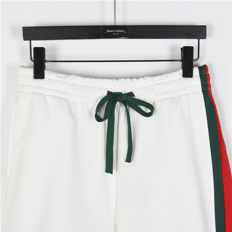 Gucci/古驰 侧边织带双G刺绣字母短裤