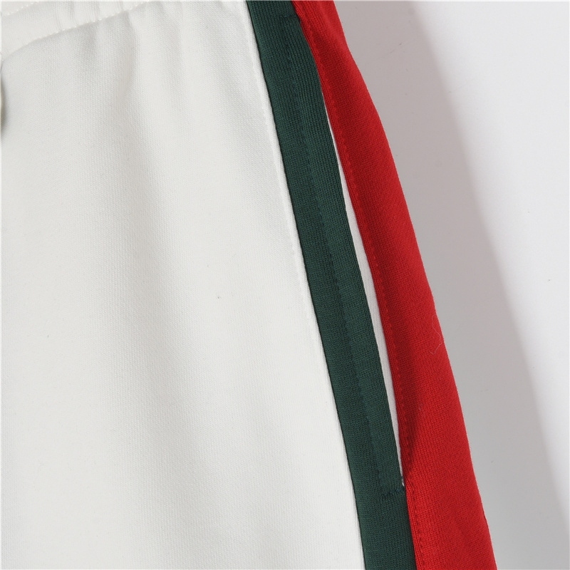 Gucci/古驰 侧边织带双G刺绣字母短裤