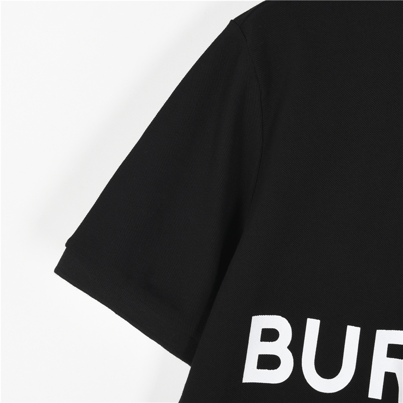 Burberry/巴宝莉 胸前双排字母短袖POLO衫