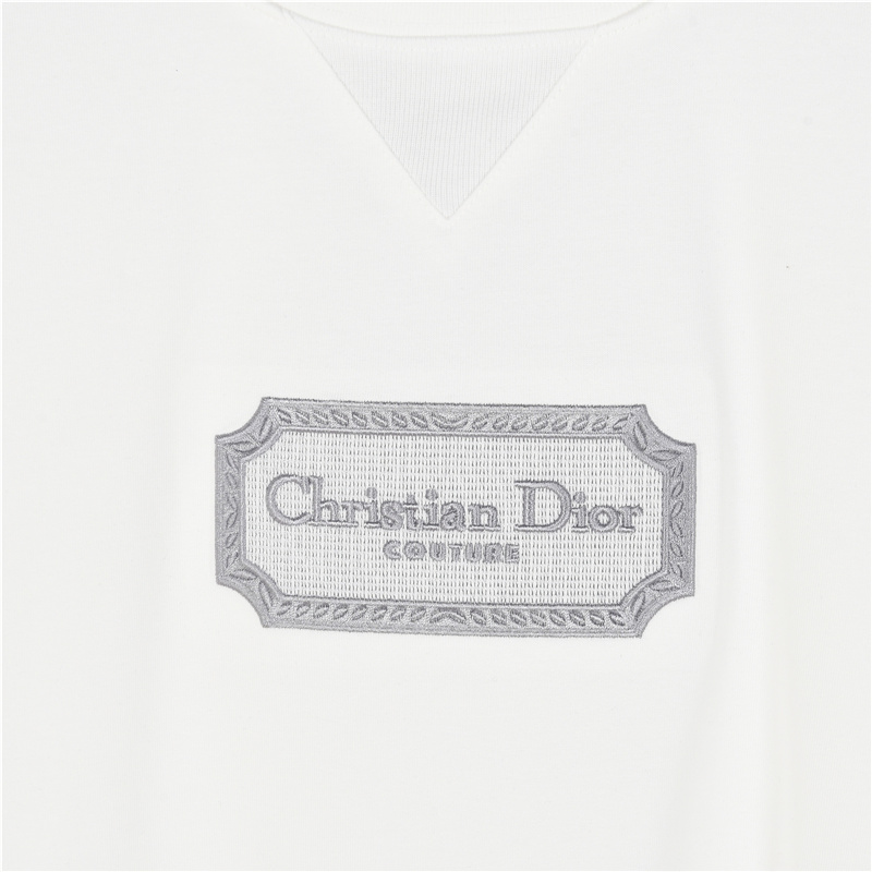 Dior/迪奥 刺绣银标logo短袖 夏季渠道限定新款-High Quatity Cheap Brand wholesale wholesaler seller Clothes Bags handbags Sneakers Top Fashion Clothing Shoes from China Factory Chinese suppliers best Quality Beautiful Price Dior/迪奥 刺绣银标logo短袖 夏季渠道限定新款