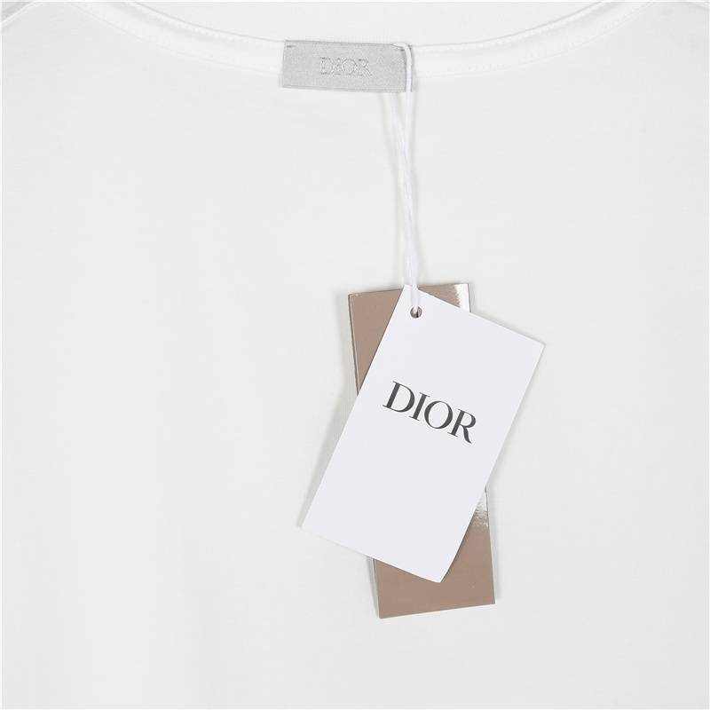 Dior/迪奥 刺绣银标logo短袖 夏季渠道限定新款-High Quatity Cheap Brand wholesale wholesaler seller Clothes Bags handbags Sneakers Top Fashion Clothing Shoes from China Factory Chinese suppliers best Quality Beautiful Price Dior/迪奥 刺绣银标logo短袖 夏季渠道限定新款