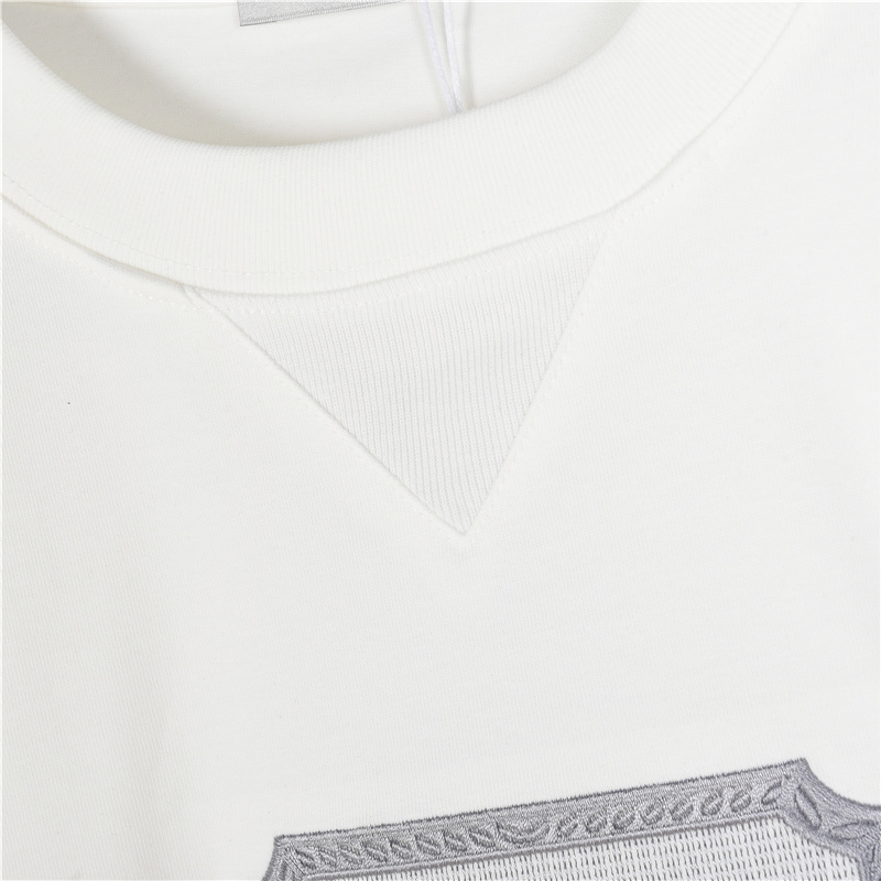 Dior/迪奥 刺绣银标logo短袖 夏季渠道限定新款-High Quatity Cheap Brand wholesale wholesaler seller Clothes Bags handbags Sneakers Top Fashion Clothing Shoes from China Factory Chinese suppliers best Quality Beautiful Price Dior/迪奥 刺绣银标logo短袖 夏季渠道限定新款