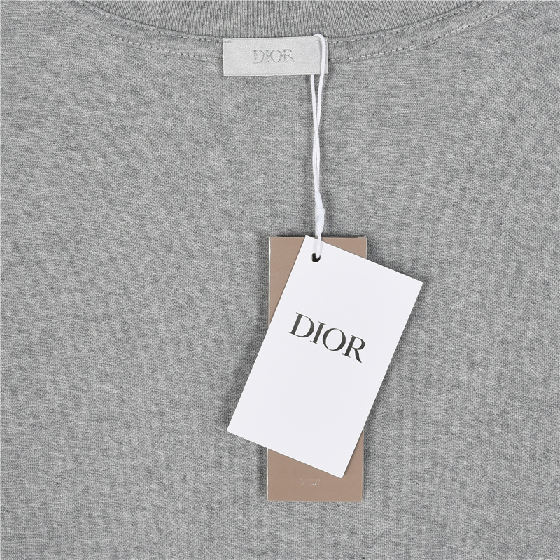 Dior/迪奥 刺绣银标logo短袖黑色 白色 灰色-High Quatity Cheap Brand wholesale wholesaler seller Clothes Bags handbags Sneakers Top Fashion Clothing Shoes from China Factory Chinese suppliers best Quality Beautiful Price Dior/迪奥 刺绣银标logo短袖黑色 白色 灰色