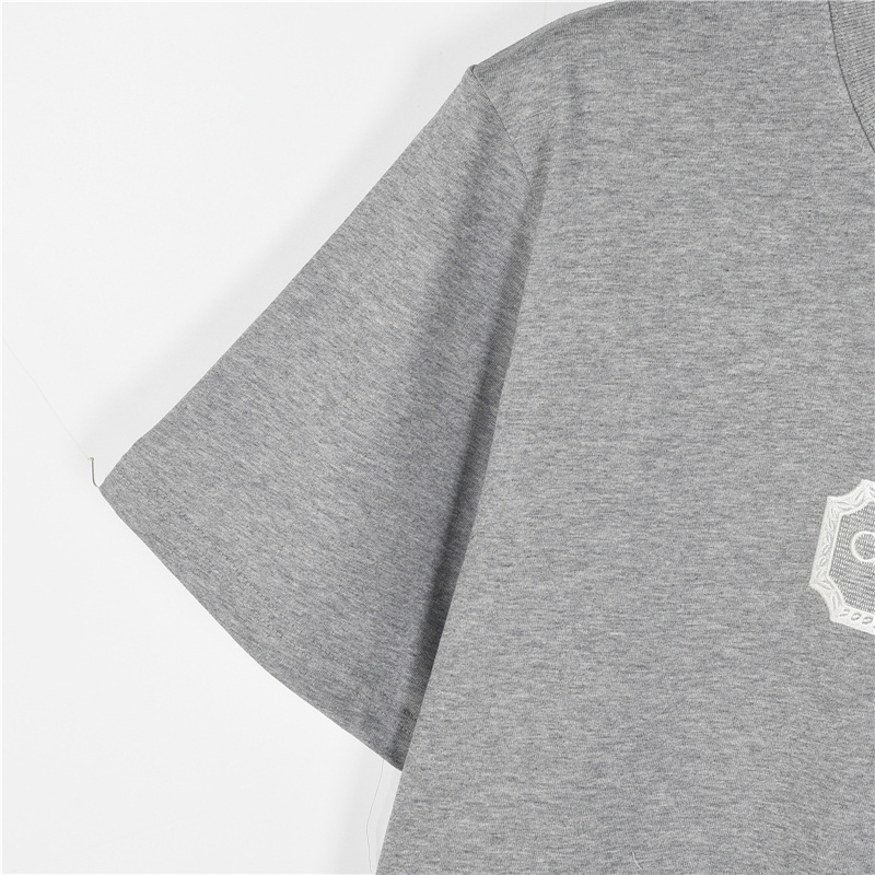 Dior/迪奥 刺绣银标logo短袖黑色 白色 灰色-High Quatity Cheap Brand wholesale wholesaler seller Clothes Bags handbags Sneakers Top Fashion Clothing Shoes from China Factory Chinese suppliers best Quality Beautiful Price Dior/迪奥 刺绣银标logo短袖黑色 白色 灰色