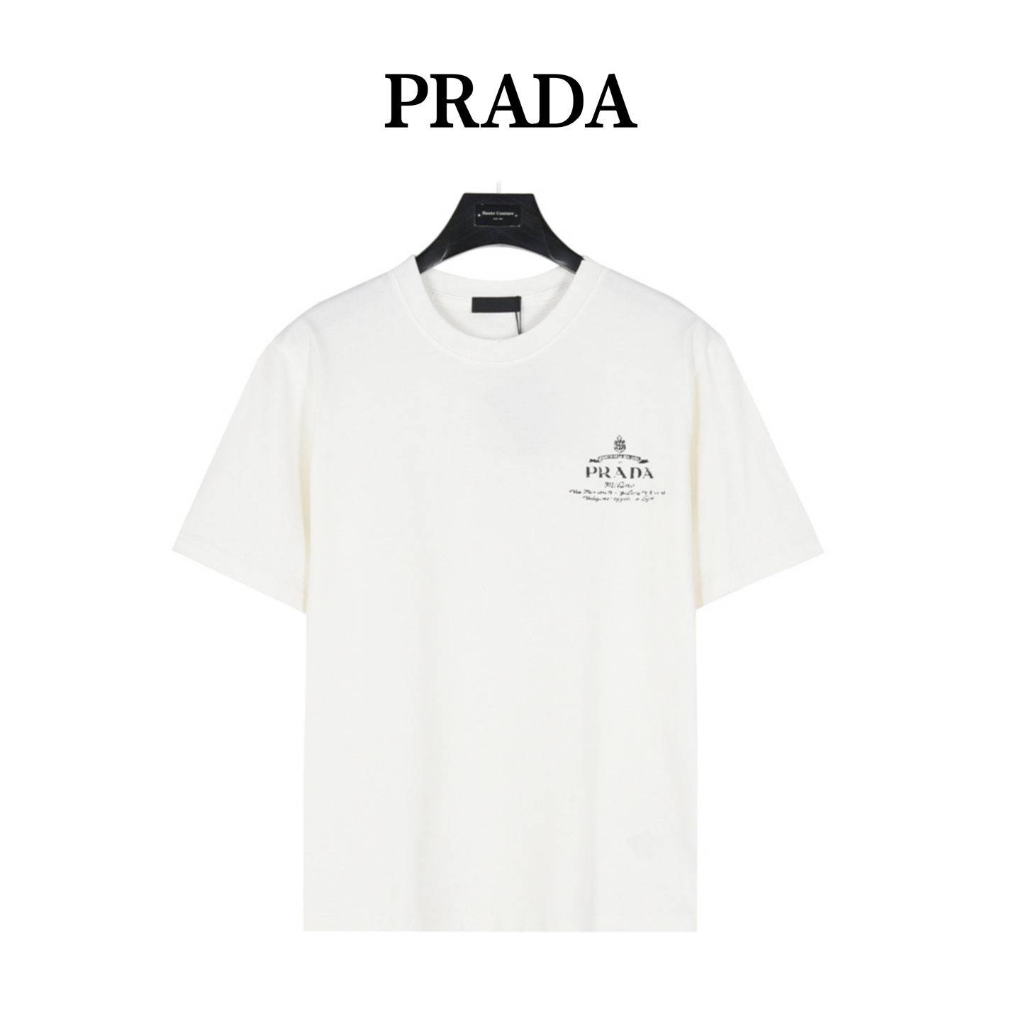 Prada/普拉达胸前字母徽标短袖