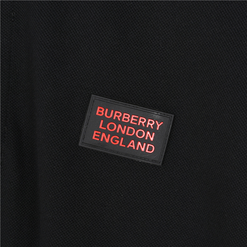 Burberry/巴宝莉 胸口方标字母短袖polo衫