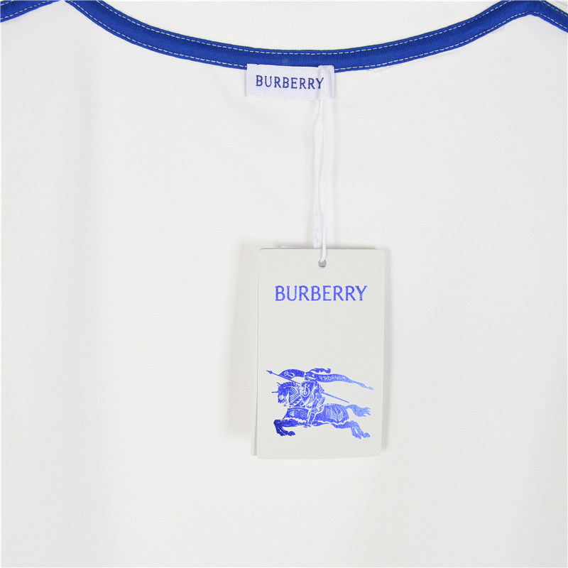 Burberry/巴宝莉 蓝色战马刺绣短袖T恤 黑色 白色-莆田鞋,莆田鞋货源,高仿鞋,高仿鞋货源,安福档口,莆田高仿鞋,莆田鞋批发,高仿鞋批发,莆田高仿运动鞋,高仿运动鞋,莆田运动鞋 Burberry/巴宝莉 蓝色战马刺绣短袖T恤 黑色 白色