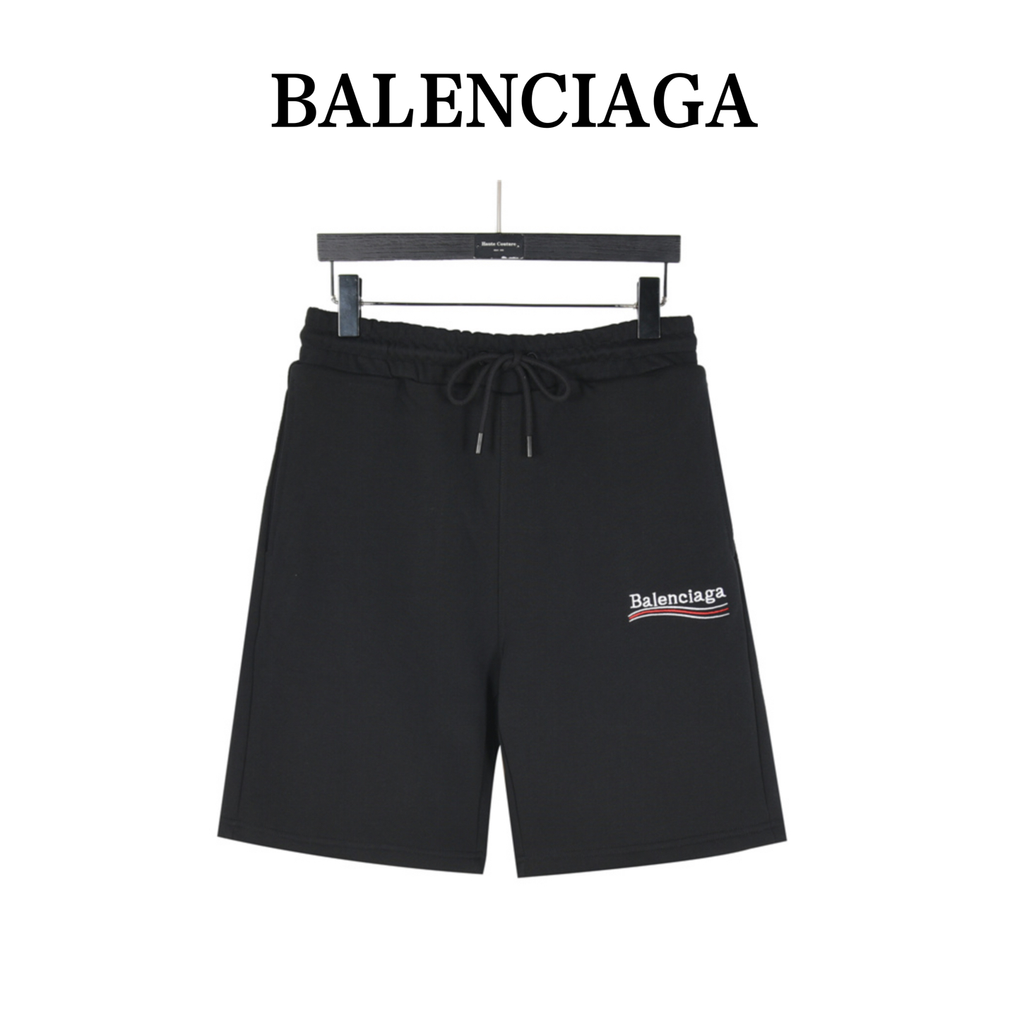 Balenciaga/巴黎世家 21ss 可乐波浪刺绣短裤
