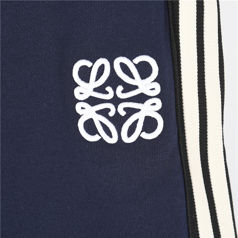 Loewe/罗意威 经典侧边织带短裤 爆款来袭复古潮流织带点缀松紧腰休闲五分裤