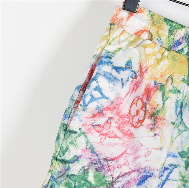 LouisVuitton/路易威登 老花水彩短裤