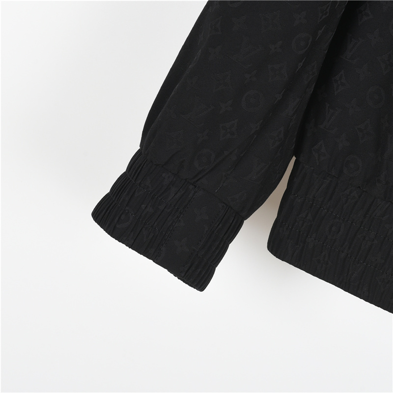 LouisVuitton/路易威登个性口袋设计翻领外套 黑色