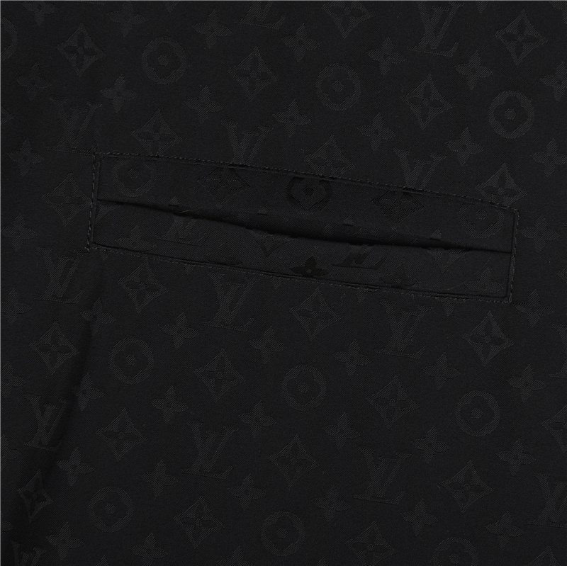 LouisVuitton/路易威登个性口袋设计翻领外套 黑色