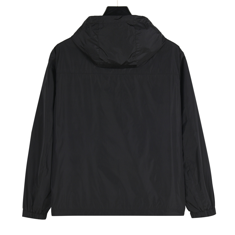 Prada/普拉达 胸口字母拉链口连帽外套