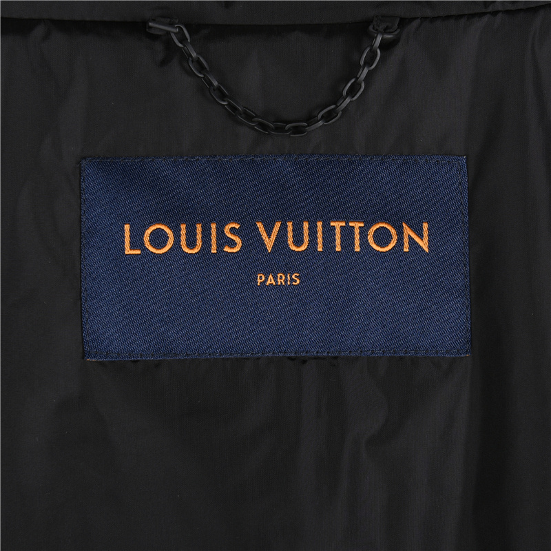 LouisVuitton/路易威登满印拼接连帽外套黑色-Chinese UA Cheap High Quatity Brand Clothes Bags handbags Sneakers wholesale wholesaler seller from China Factory suppliers Fashion Clothing Shoes best Quality Beautiful Price LouisVuitton/路易威登满印拼接连帽外套黑色