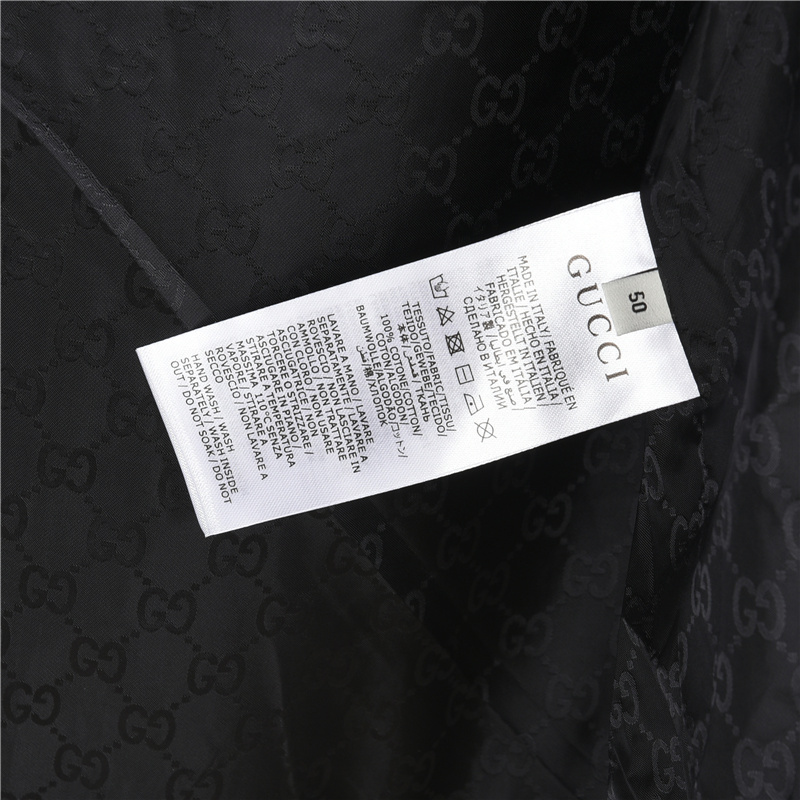 Gucci/古驰 双G满印连帽外套