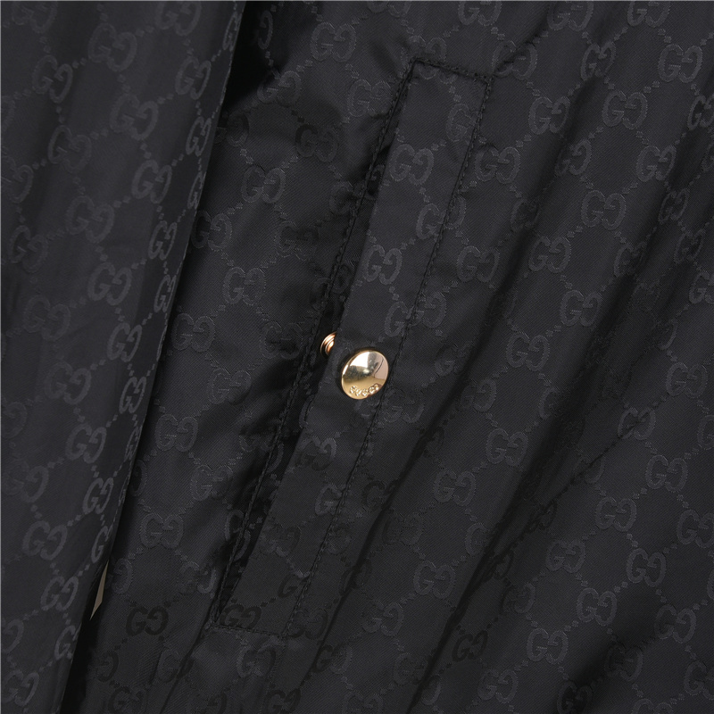 Gucci/古驰 双G满印连帽外套