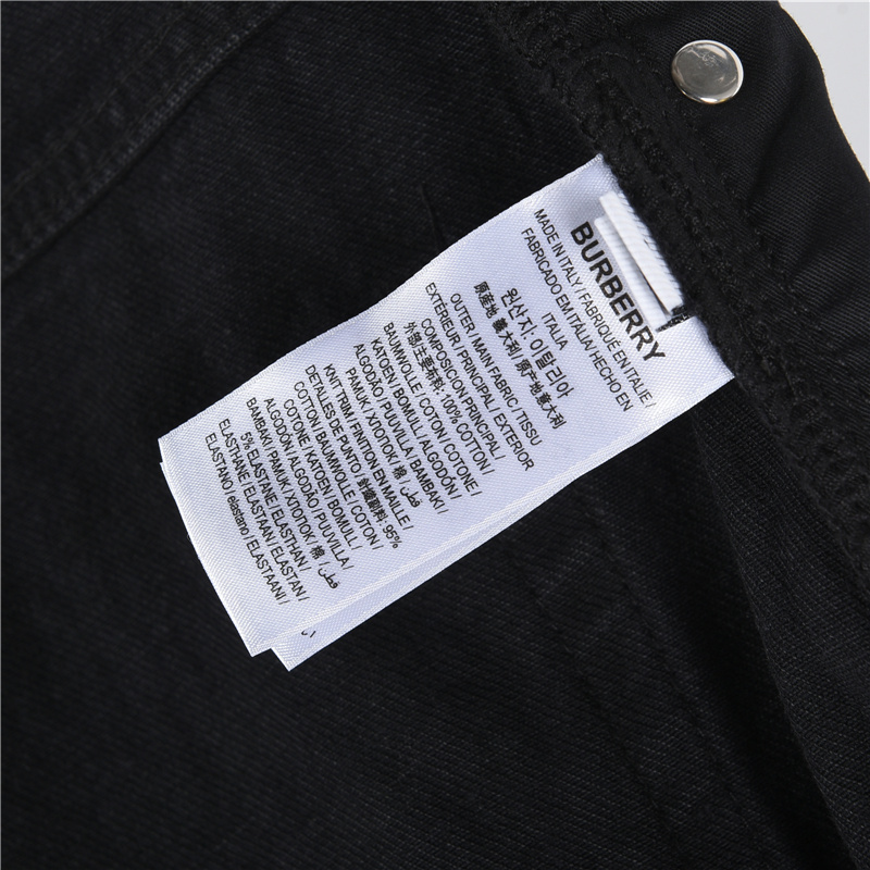 Burberry/巴宝莉 25SS 后袋格纹战马牛仔长裤-Chinese UA Cheap High Quatity Brand Clothes Bags handbags Sneakers wholesale wholesaler seller from China Factory suppliers Fashion Clothing Shoes best Quality Beautiful Price Burberry/巴宝莉 25SS 后袋格纹战马牛仔长裤