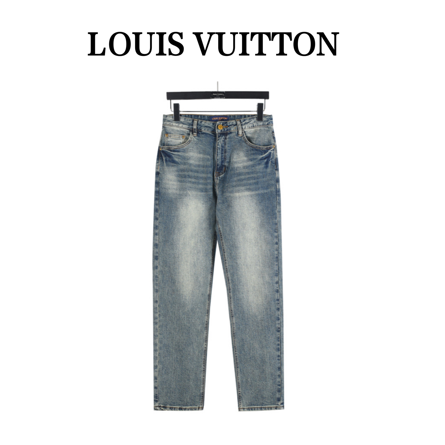 LouisVuitton/路易威登 25SS 后袋LV浮雕牛仔长裤 LouisVuitton/路易威登 25SS 后袋LV浮雕牛仔长裤