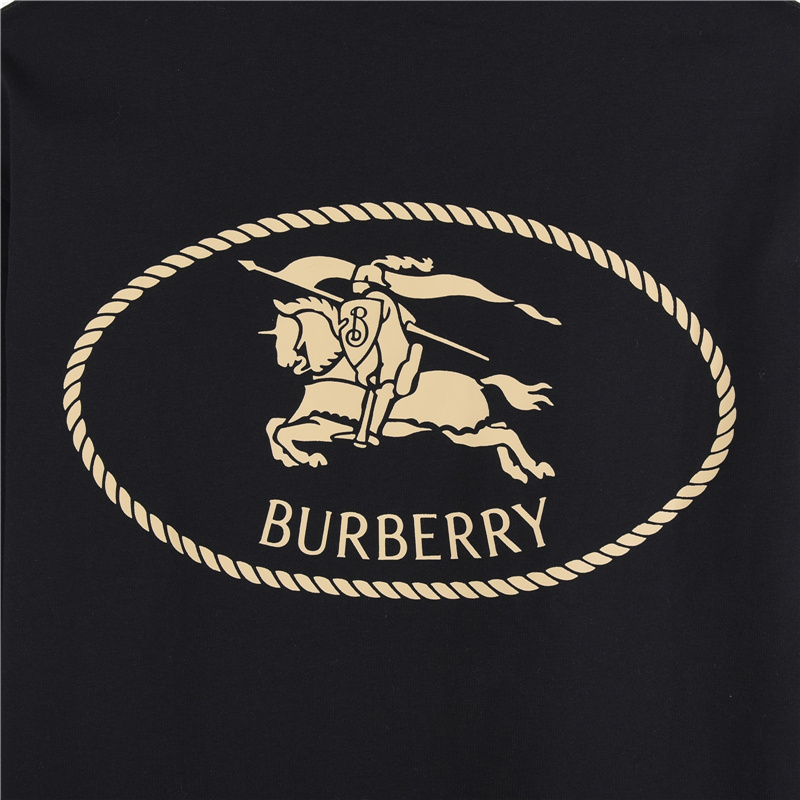 Burberry/巴宝莉 25SS后背战马长袖 黑色 白色