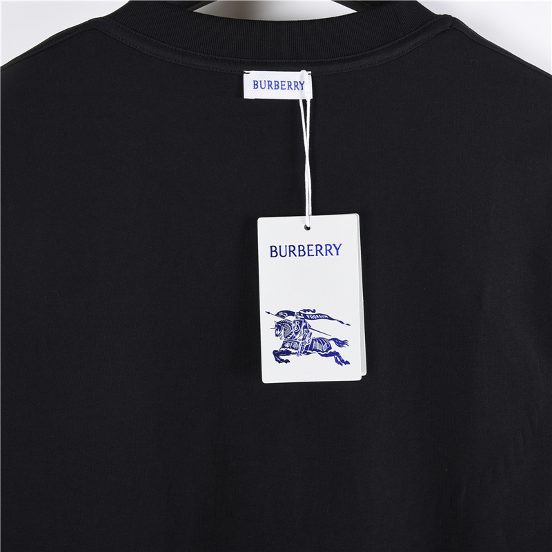 Burberry/巴宝莉 25SS后背战马长袖 黑色 白色